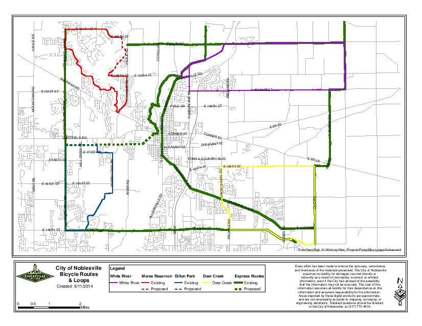 Bike Trails Map