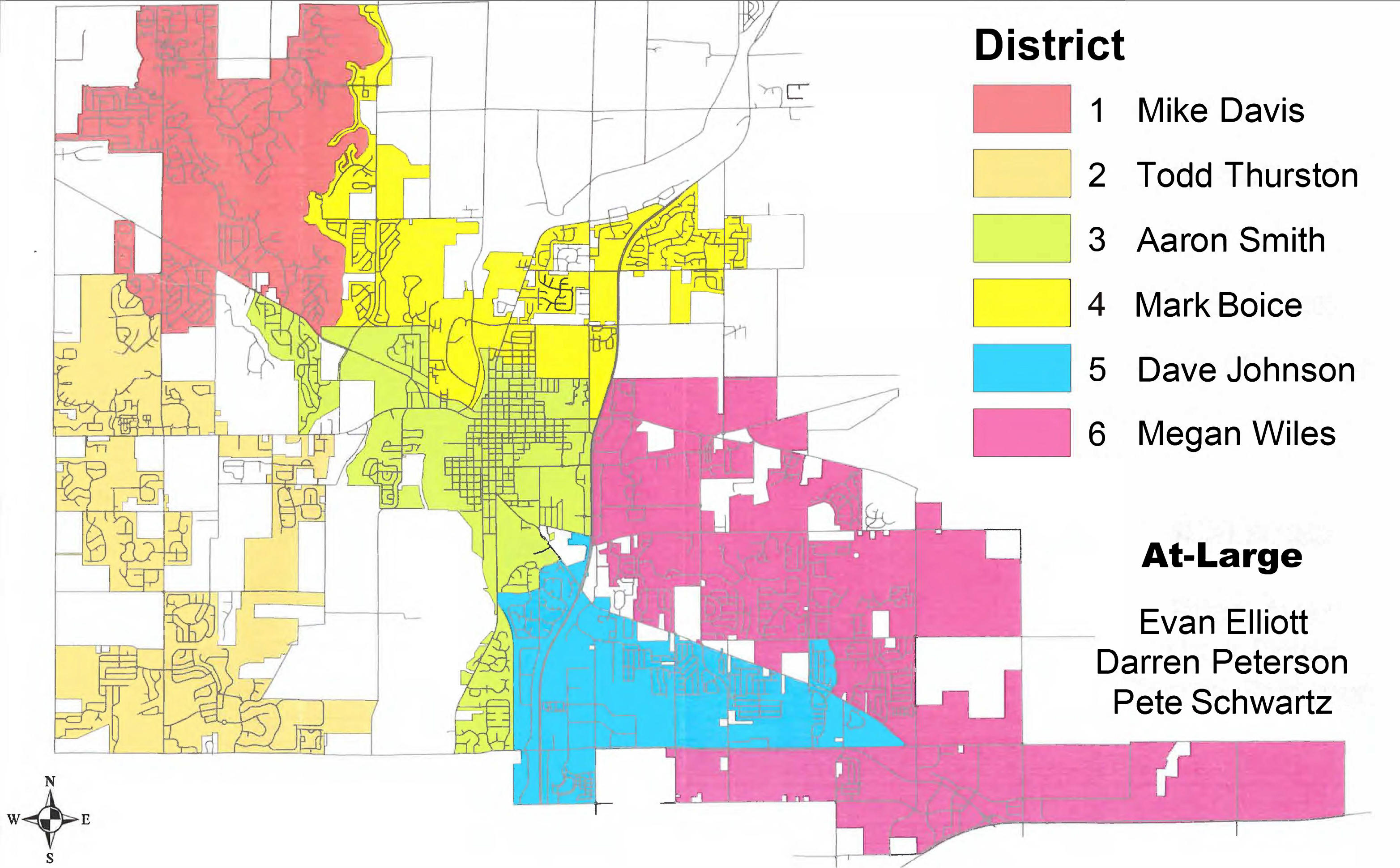 Council Districts Map