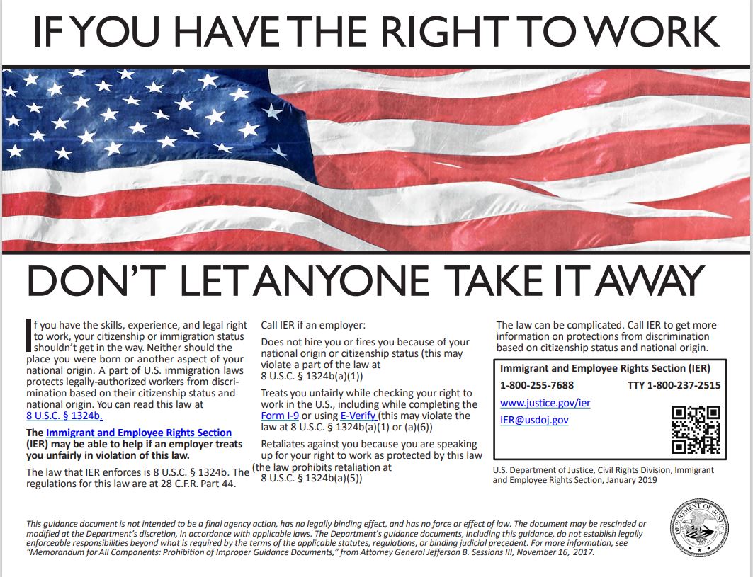 E-Verify Right To WOrk