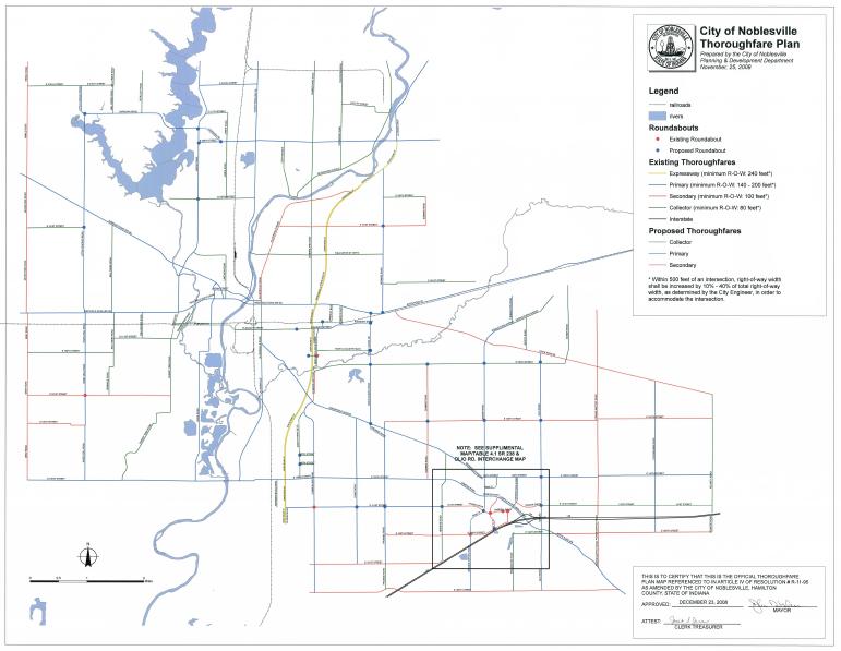 Thoroughfare Plan Icon